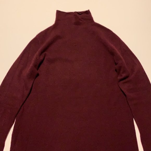 Margaret O’Leary Maroon Cashmere Tunic - Women’s Size Medium - Picture 6 of 11